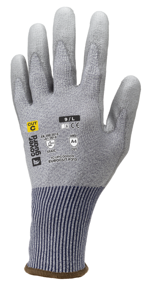 Gants EUROCUT P313 CUT C. HPPE J18 end.PU.tactile