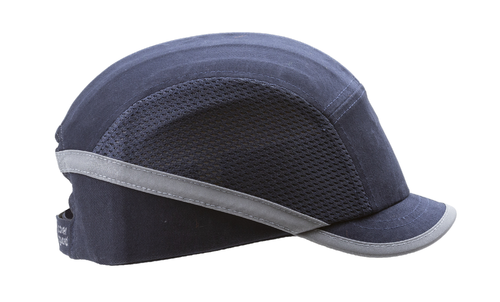 Casquette anti-heurt aérée en coton/mesh