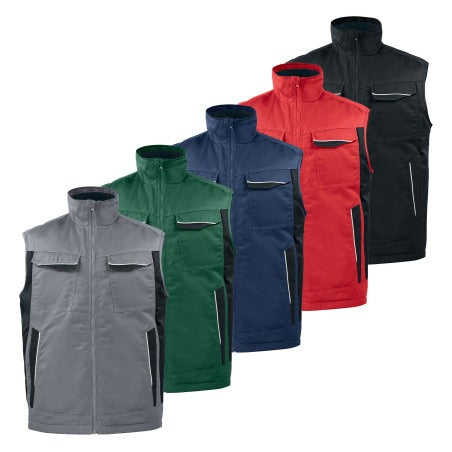 Gilet professionnel matelassé multipoches PRIO 5704