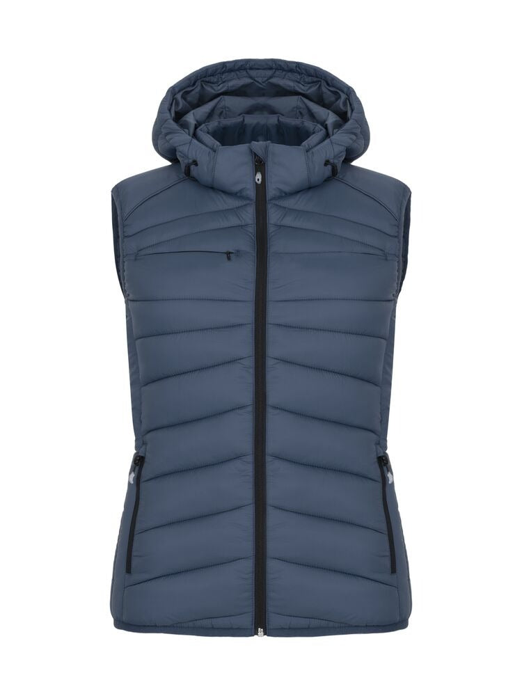 Bodywarmer doudoune à capuche amovible IDAHO Femme