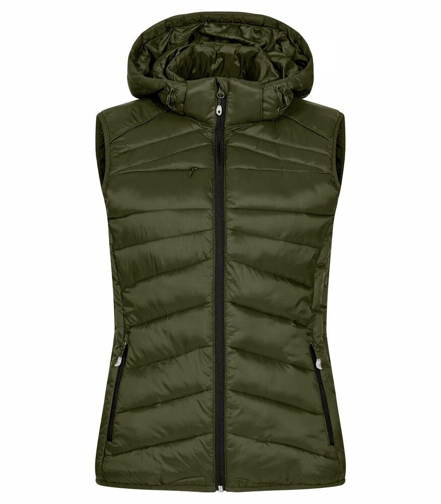 Bodywarmer doudoune à capuche amovible IDAHO Femme