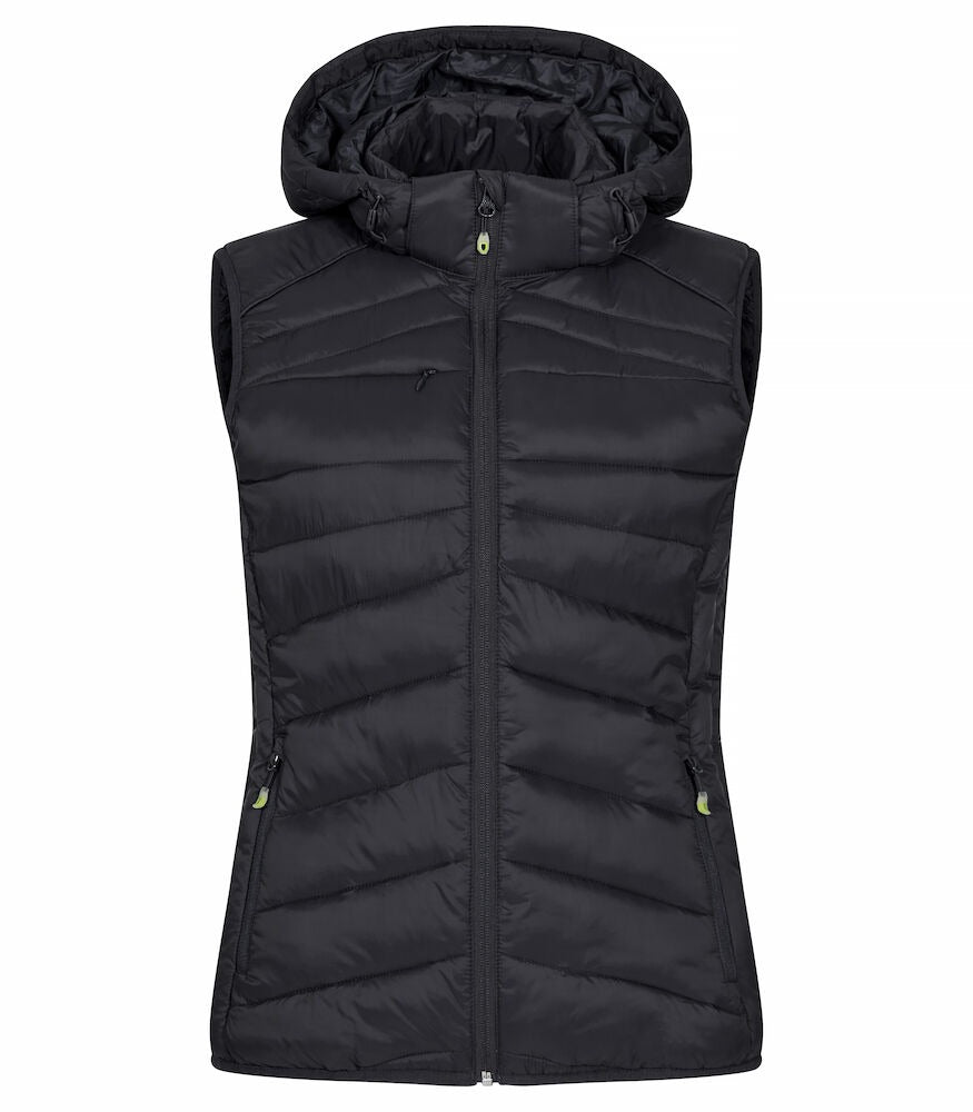 Bodywarmer doudoune à capuche amovible IDAHO Femme