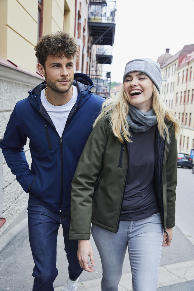 Padded Softshell Hoody Femme (Veste à Capuche Matelassée Coupe-Vent et Déperlante)