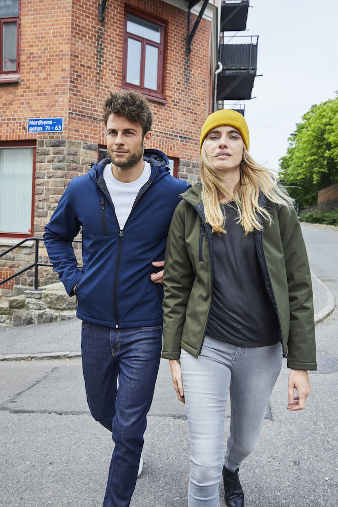 Padded Softshell Hoody Femme (Veste à Capuche Matelassée Coupe-Vent et Déperlante)