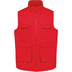 Gilet polycoton multipoches rembourré WK607
