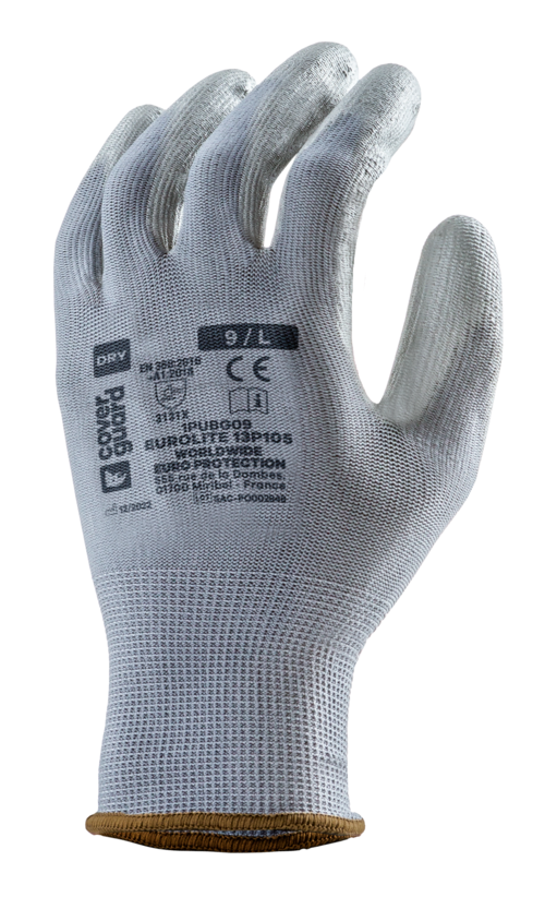 Gants EUROLITE 13P105 J13 PE end. PU