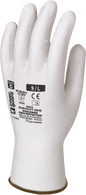 Gants EUROCUT 6810, HDPA blanc, enduction palmaire en PU Blanc