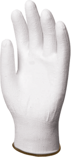 Gants EUROCUT 6810, HDPA blanc, enduction palmaire en PU Blanc