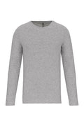 T-shirt col rond manches longues homme