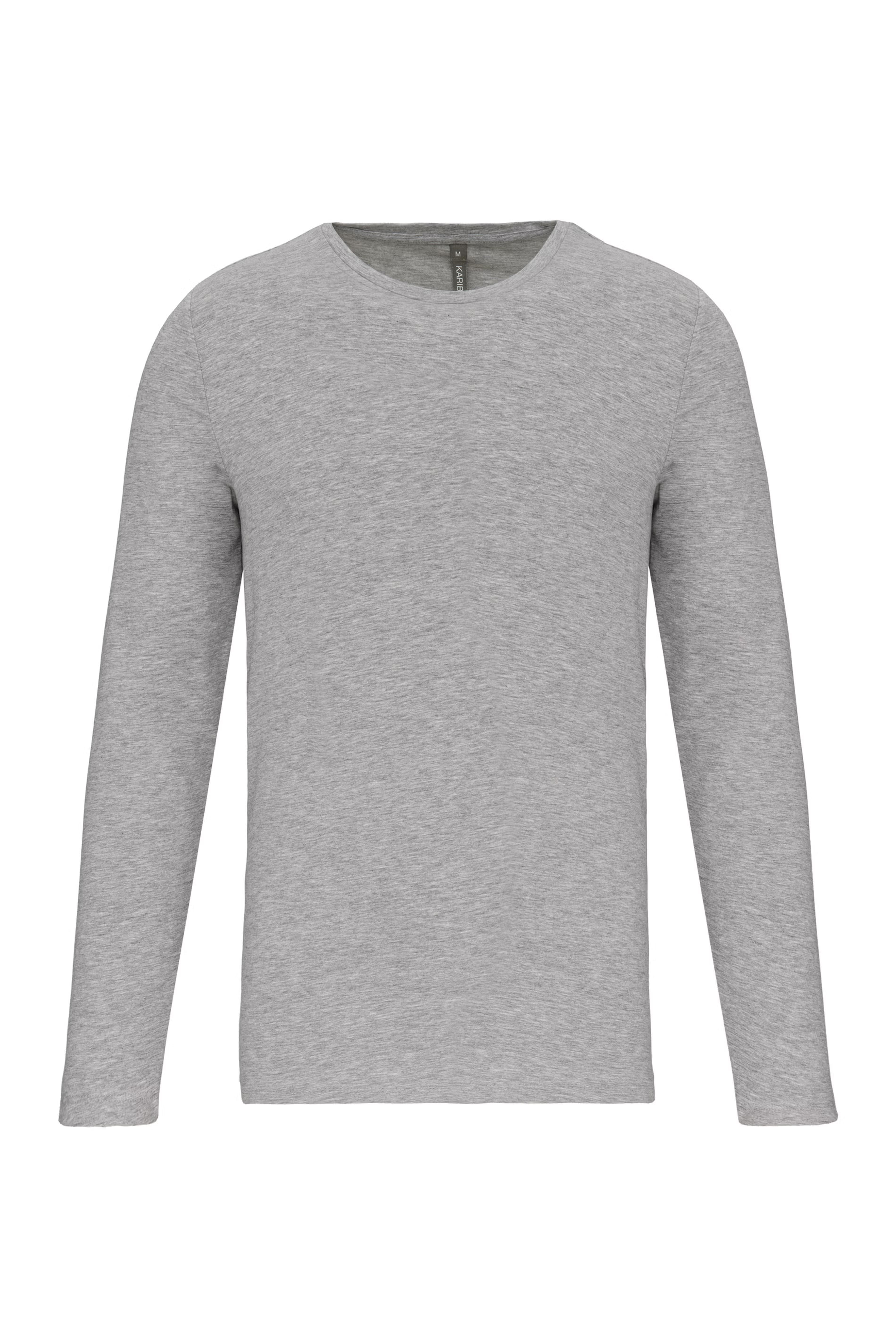 T-shirt col rond manches longues homme