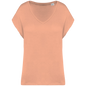 T-shirt écoresponsable col V femme