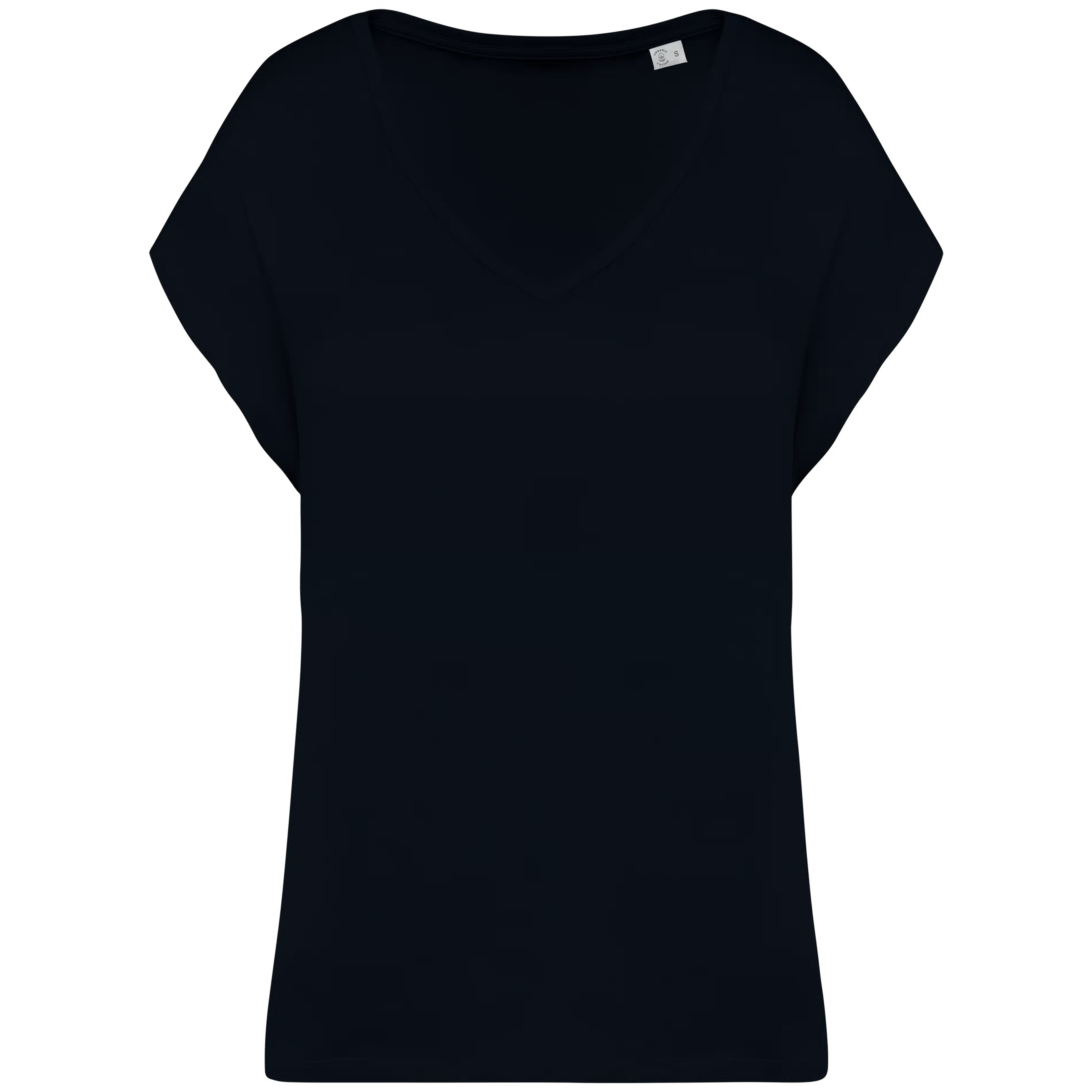 T-shirt écoresponsable col V femme