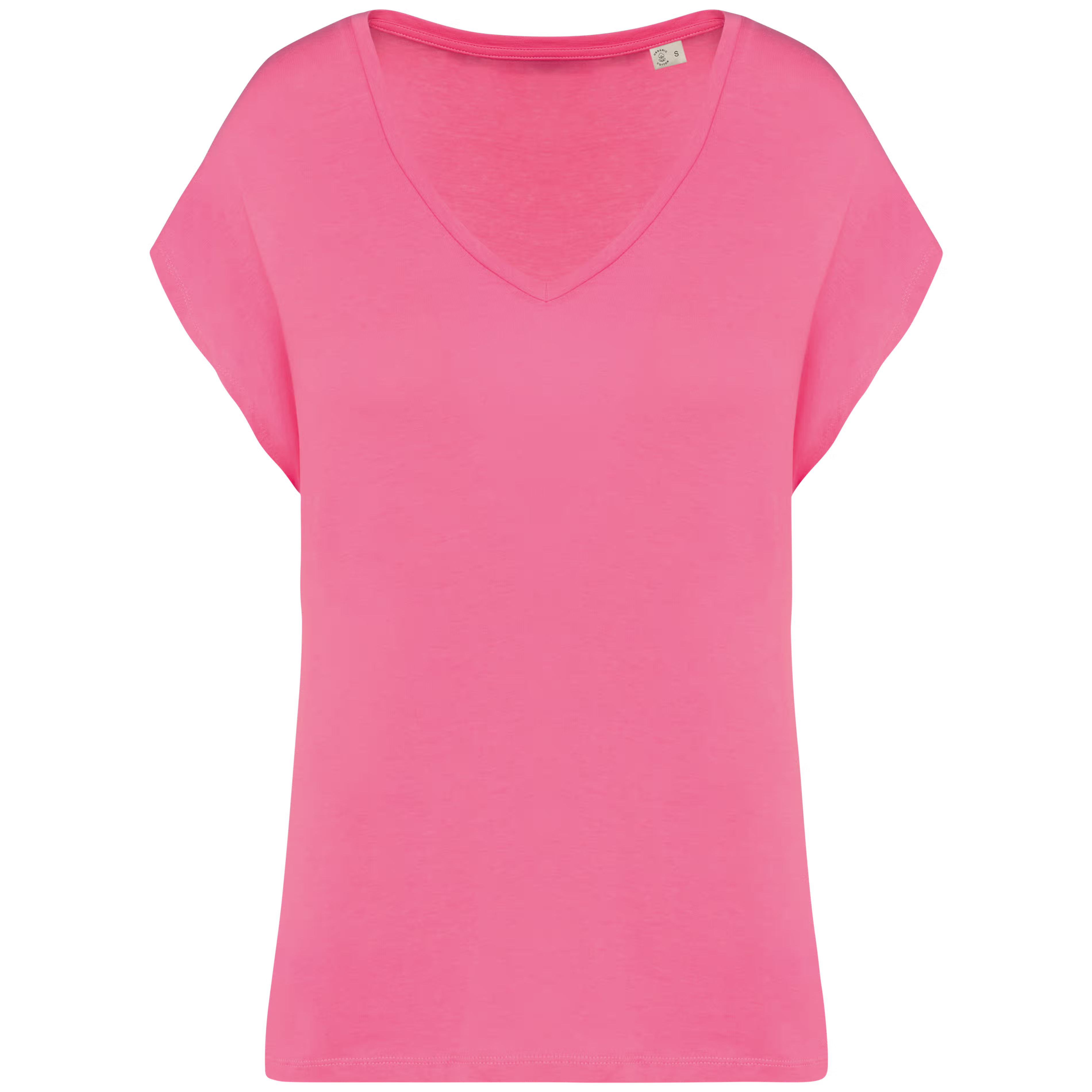T-shirt écoresponsable col V femme