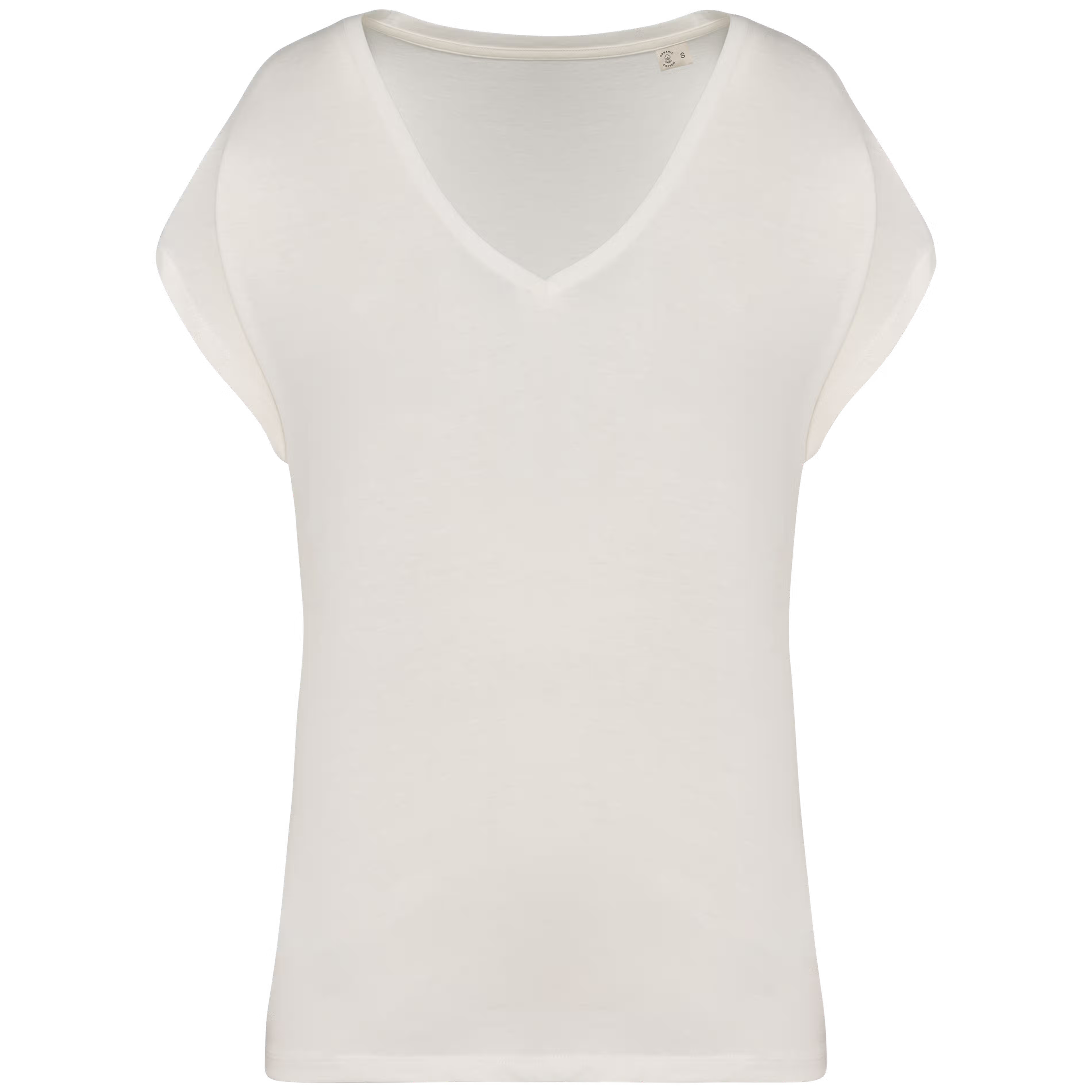 T-shirt écoresponsable col V femme
