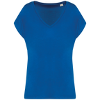 T-shirt écoresponsable col V femme