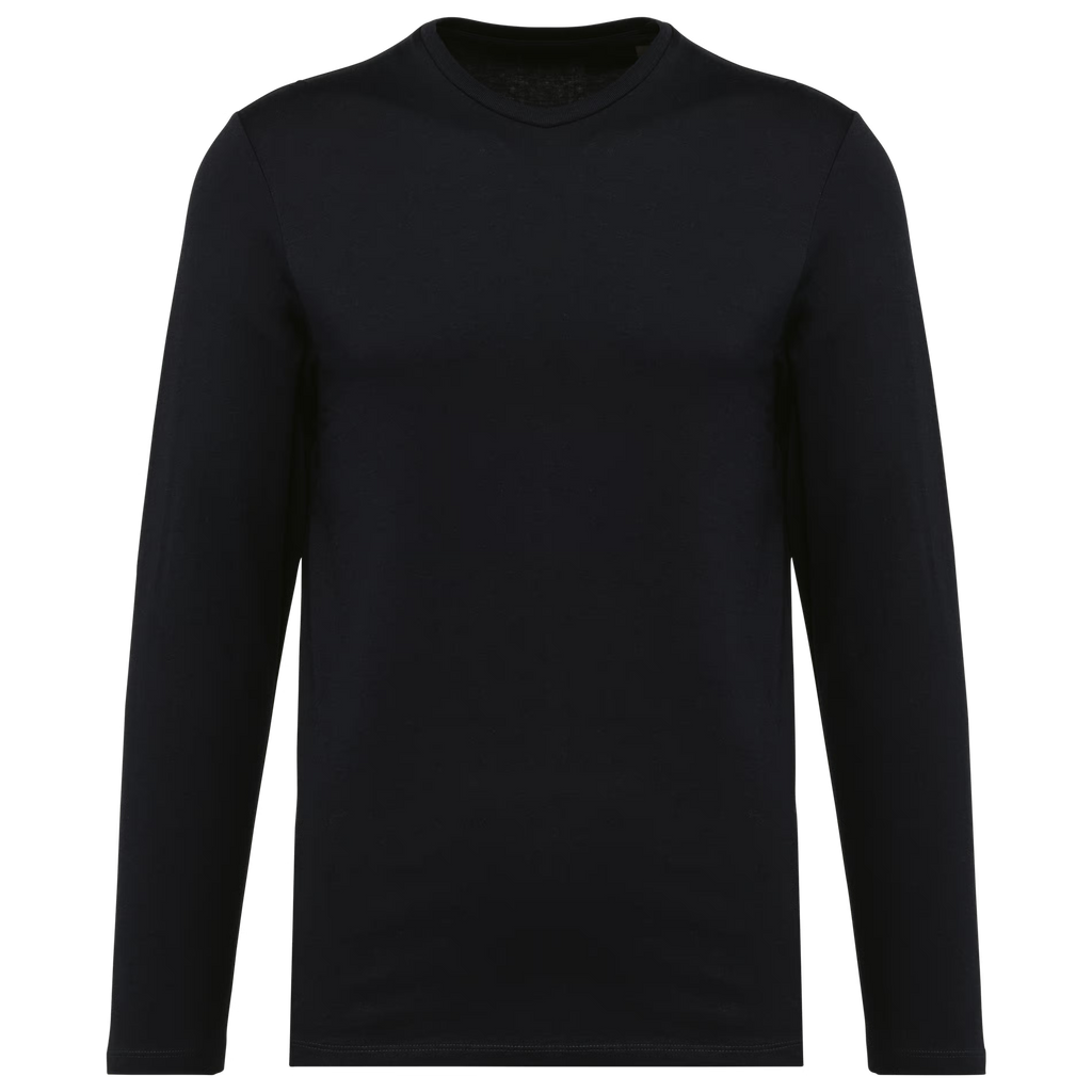 T-shirt Supima® col rond manches longues homme