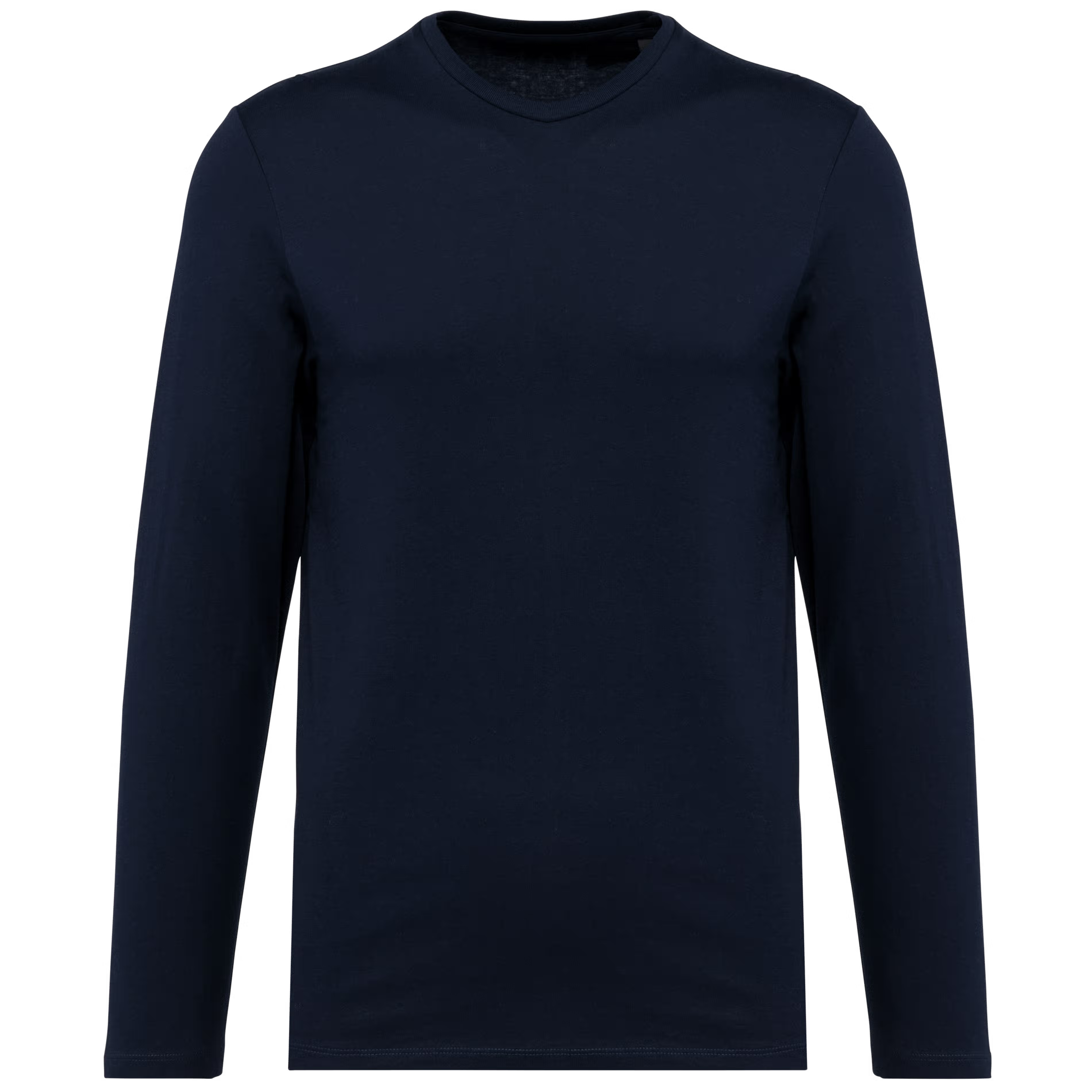 T-shirt Supima® col rond manches longues homme