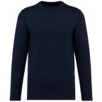 T-shirt Supima® col rond manches longues homme