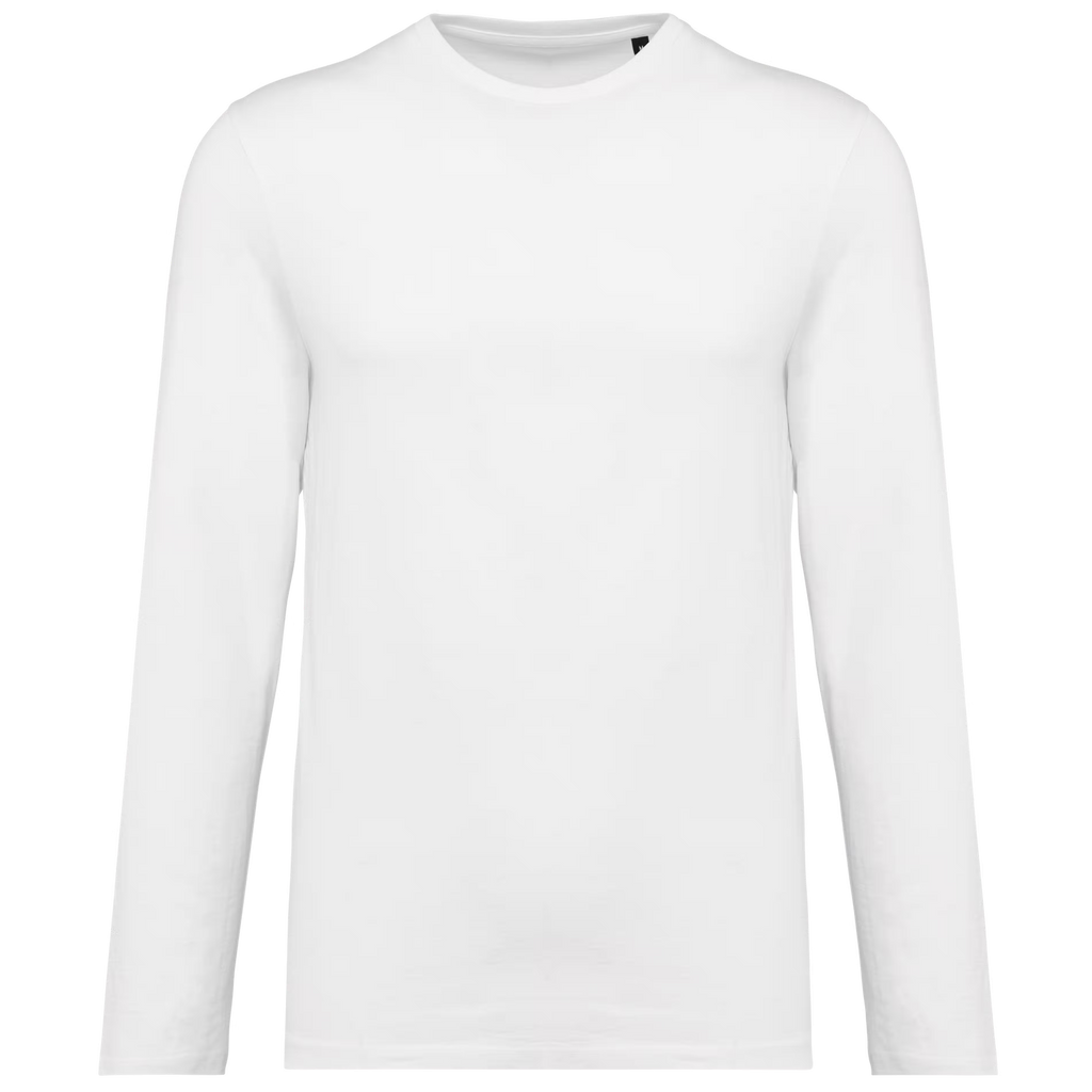 T-shirt Supima® col rond manches longues homme
