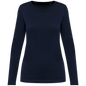 T-shirt Supima® col rond manches longues femme