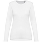 T-shirt Supima® col rond manches longues femme
