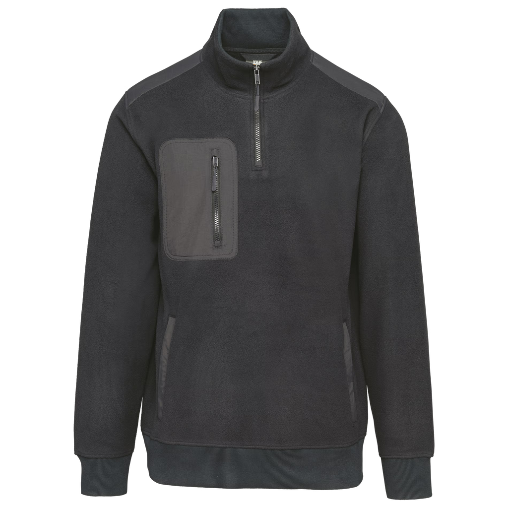 Polaire écoresponsable col zippé