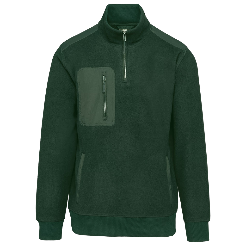 Polaire écoresponsable col zippé