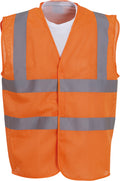 Gilet haute visibilité à maille ajourée recyclée