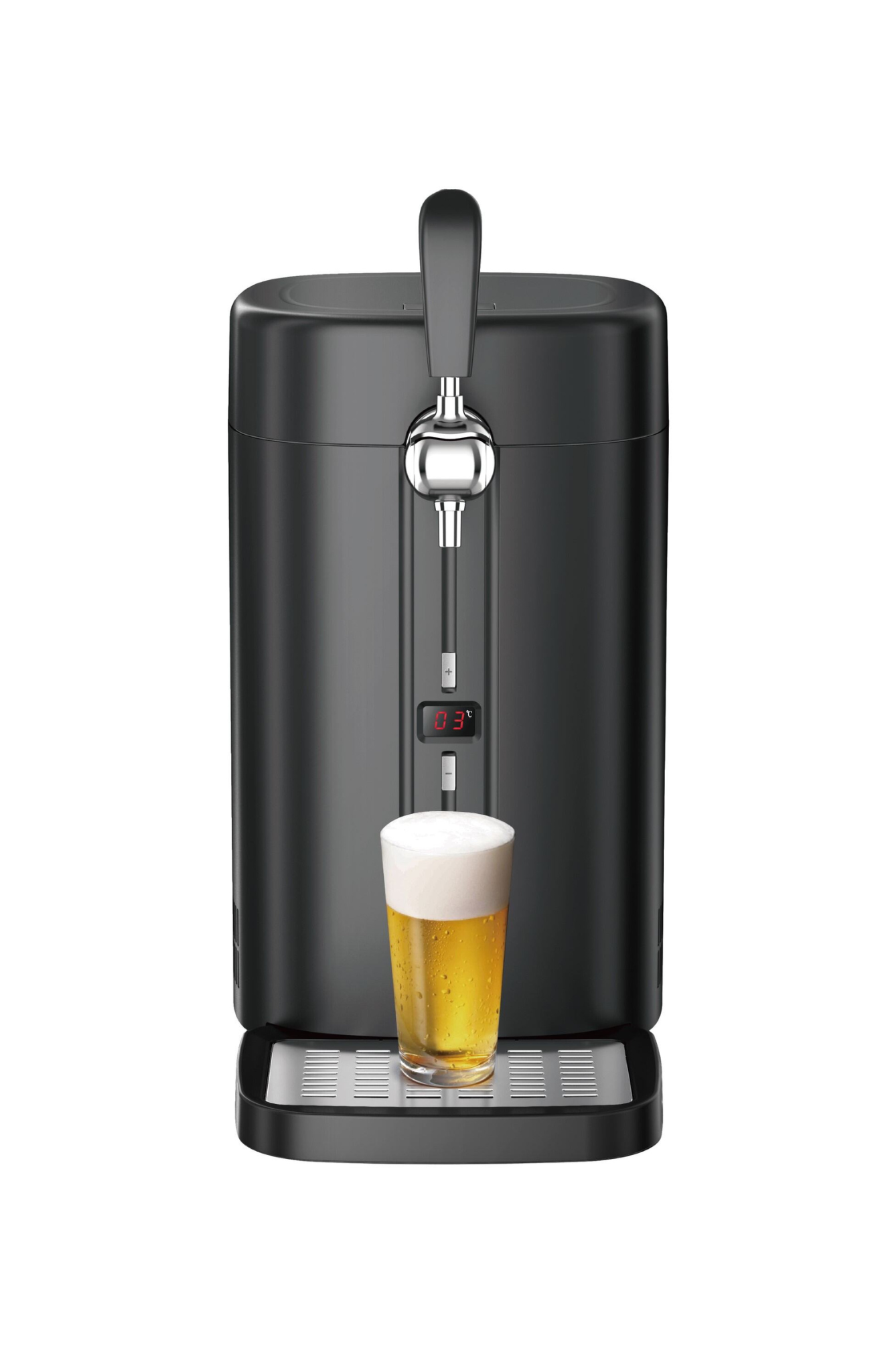 Tireuse à bière 5L - CONTINENTAL EDISON CEMB5B4 - Noir - 60 W - Compatible avec les fûts 5L - Reconditionné – Très bon état