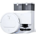Aspirateur Robot avec Station - 21000Pa - Brosse latérale et serpillière - ECOVACS T50 OMNI White Gen2 - Reconditionné – Très bon état