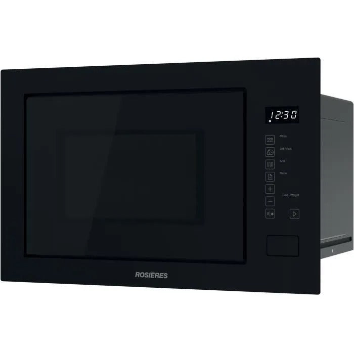 Micro-ondes Gril encastrable - ROSIERES - RO38FL7N25LWB - Noir - 25L - Reconditionné – Très bon état