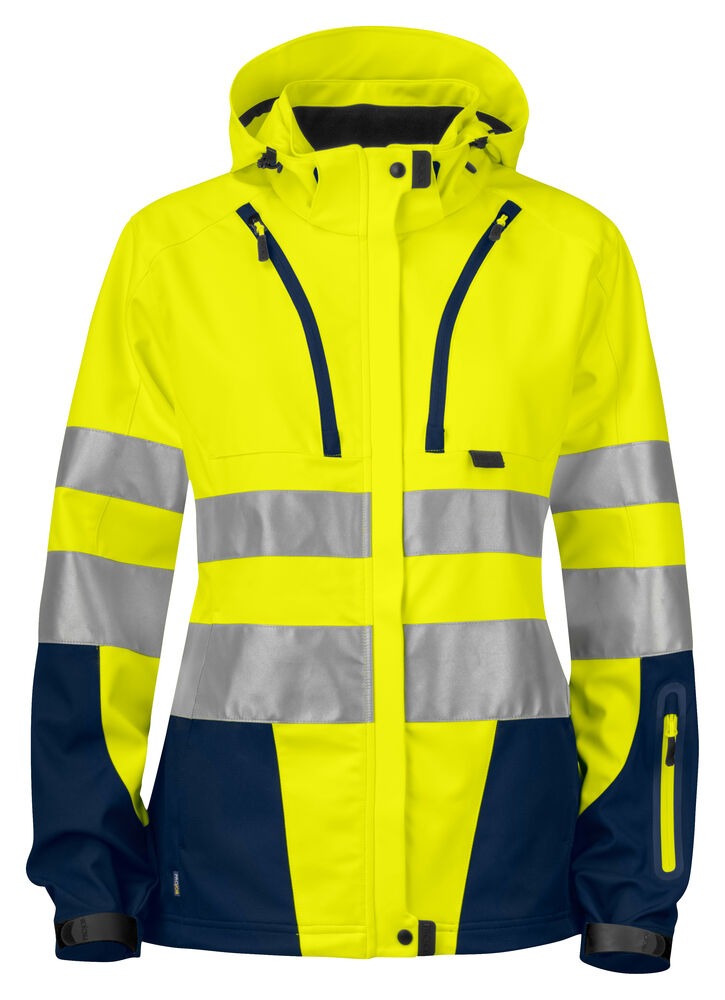 PARKA SOFTSHELL FEMME - EN ISO 20471 CLASSE 3/2