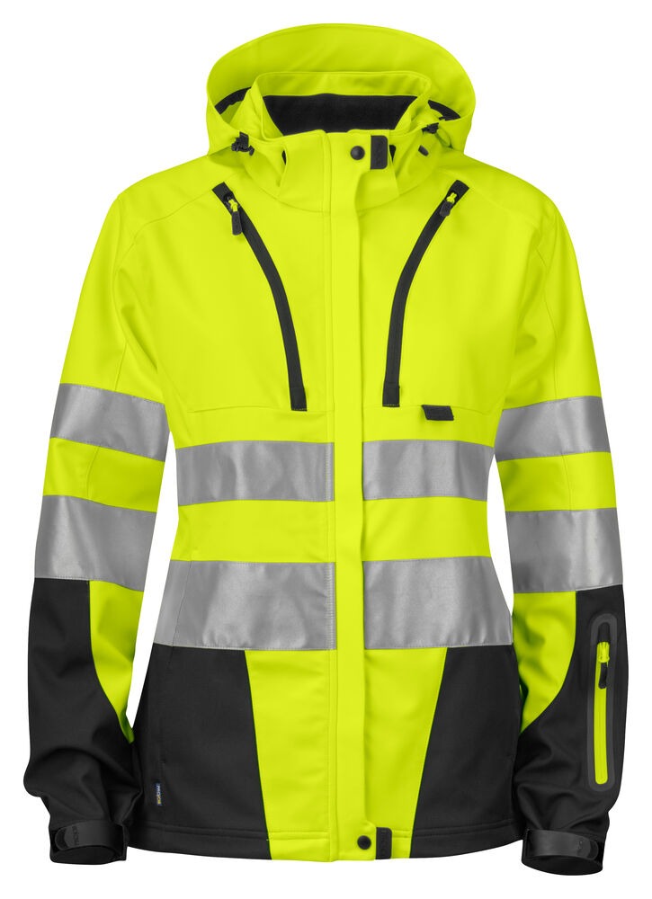 PARKA SOFTSHELL FEMME - EN ISO 20471 CLASSE 3/2