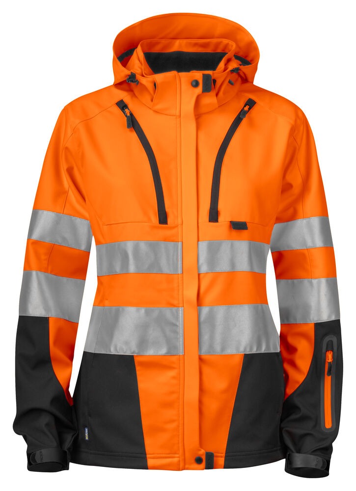 PARKA SOFTSHELL FEMME - EN ISO 20471 CLASSE 3/2