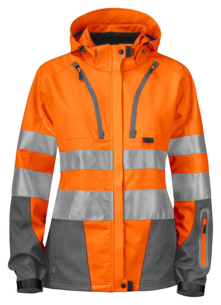 PARKA SOFTSHELL FEMME - EN ISO 20471 CLASSE 3/2