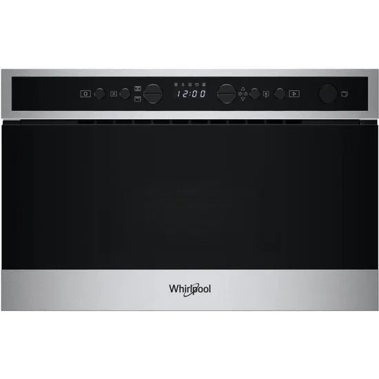 Four micro-ondes en Inox et anti trace encastrable - WHIRLPOOL - WMN4I4BXF  - 22 L - Reconditionné – Très bon état