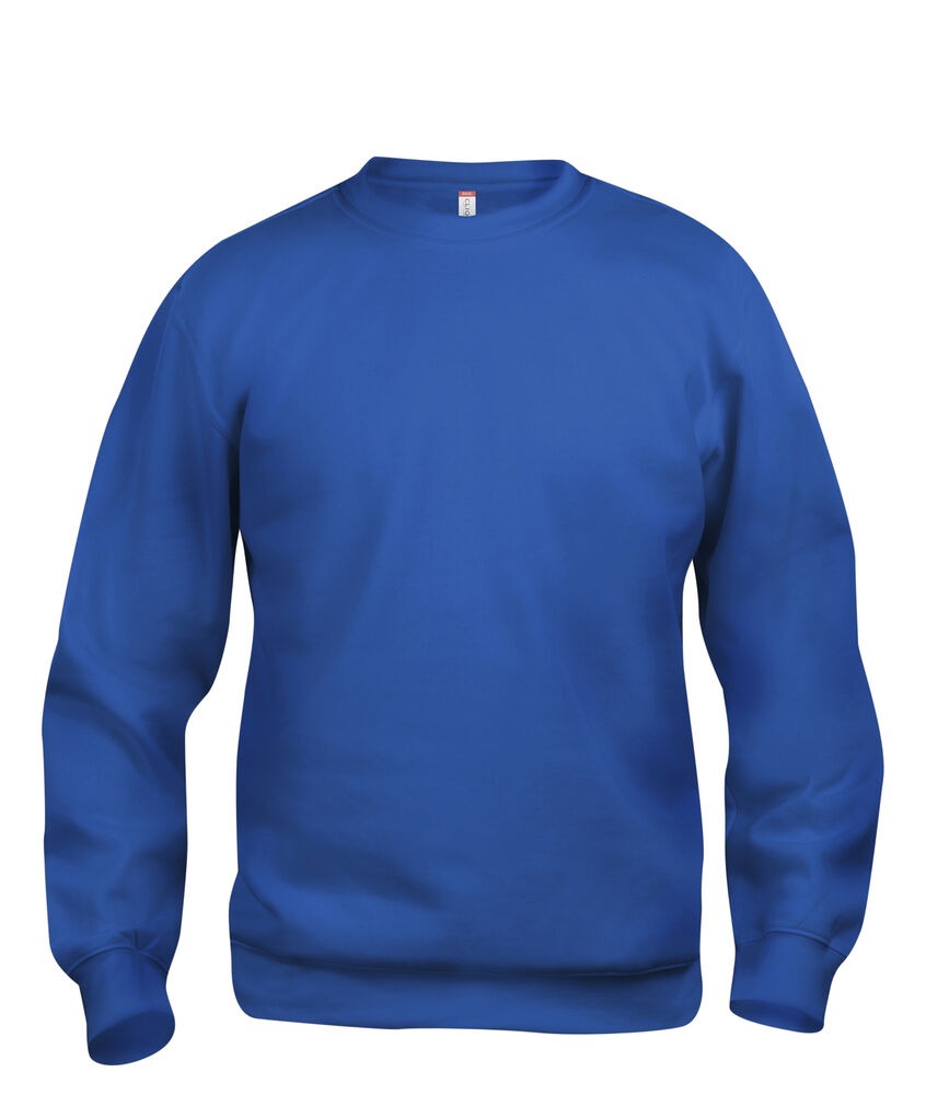Sweat-shirt Bleu Basic Roundnec