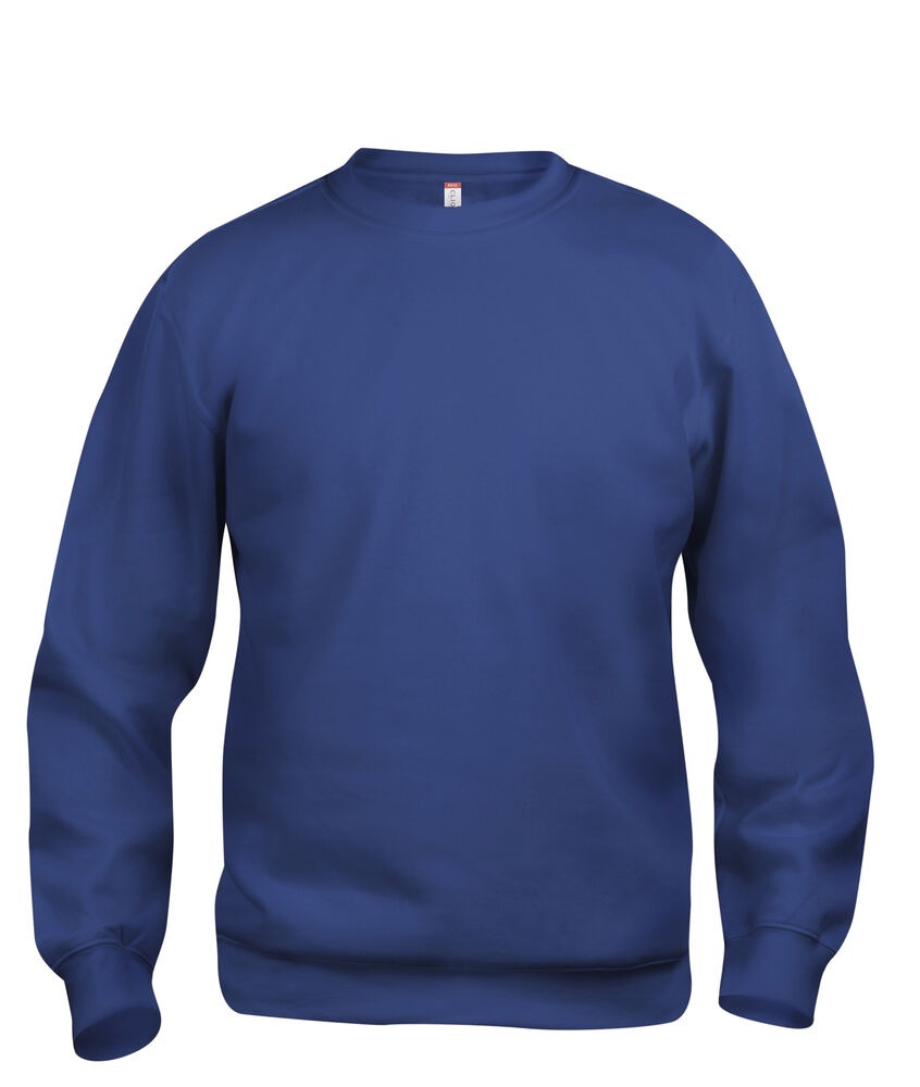 Sweat-shirt Bleu Basic Roundnec