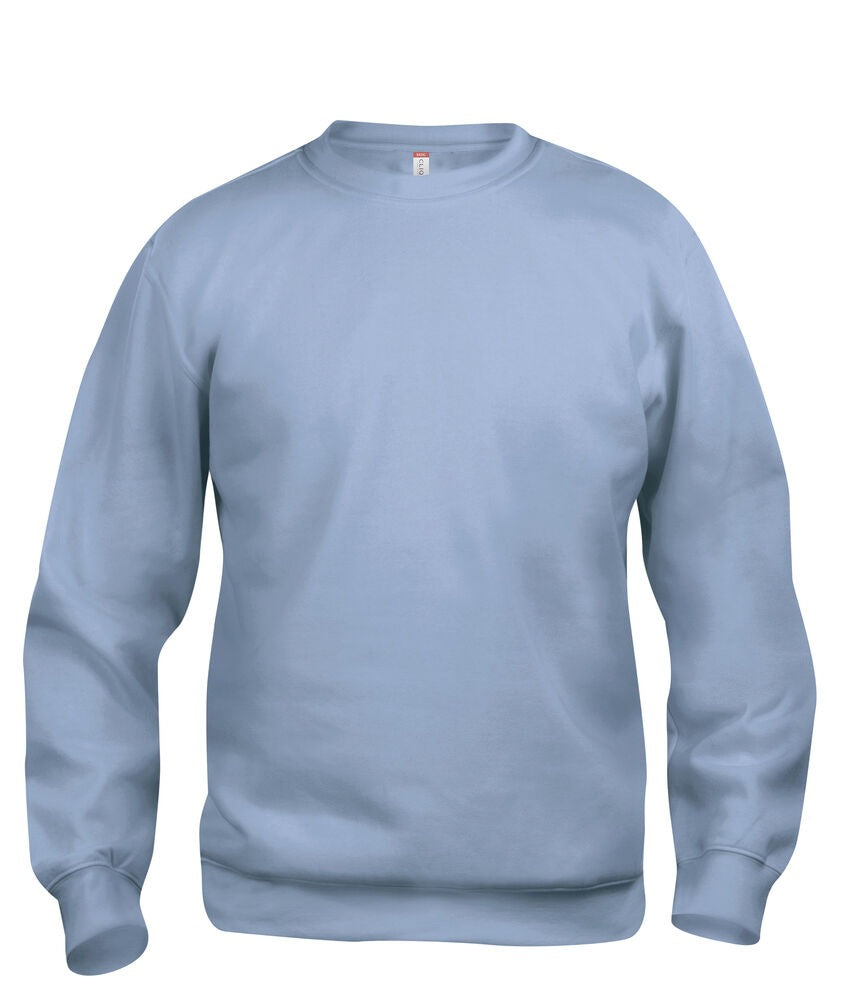 Sweat-shirt Bleu Basic Roundnec