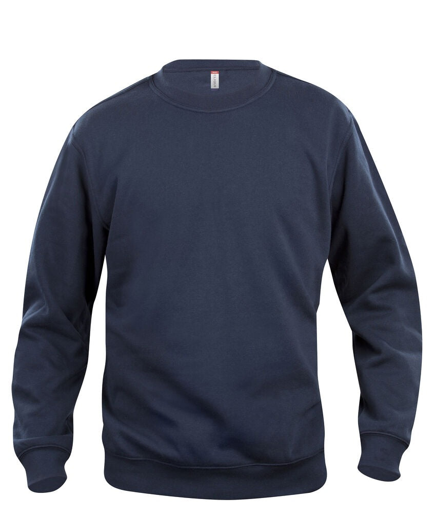 Sweat-shirt Bleu Basic Roundnec
