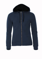Sweatshirt capuche full zip femme
