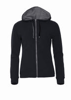 Sweatshirt capuche full zip femme