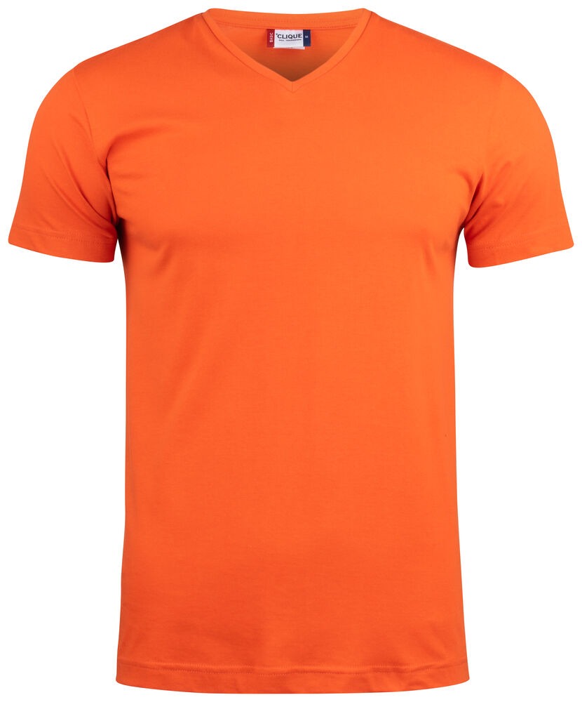 T-shirt col V manches courtes