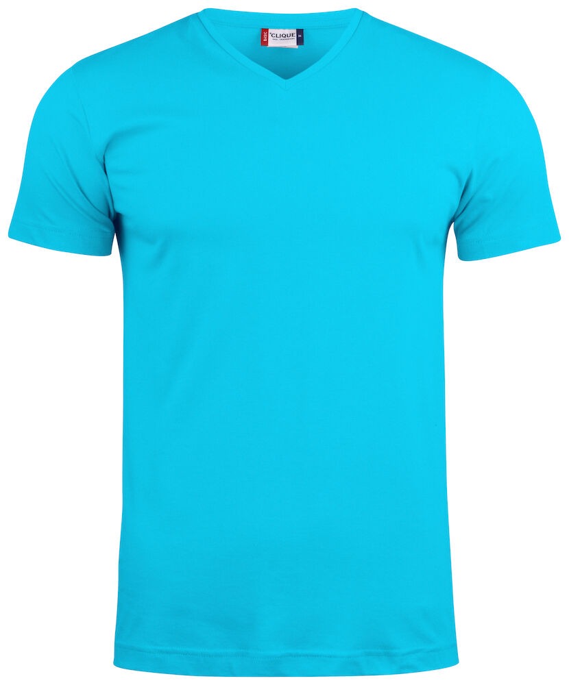 T-shirt col V manches courtes