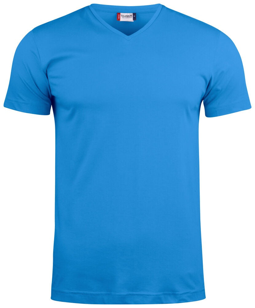 T-shirt col V manches courtes