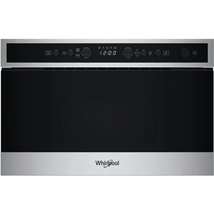 Four micro-ondes en Inox et anti trace encastrable - WHIRLPOOL - WMN4I4BXF  - 22 L - Reconditionné – Très bon état