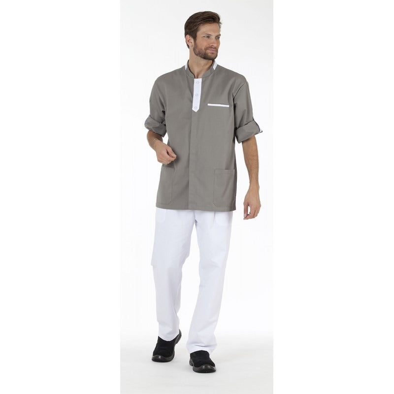 Tuniques homme ALBAN Noir/Gris perle
