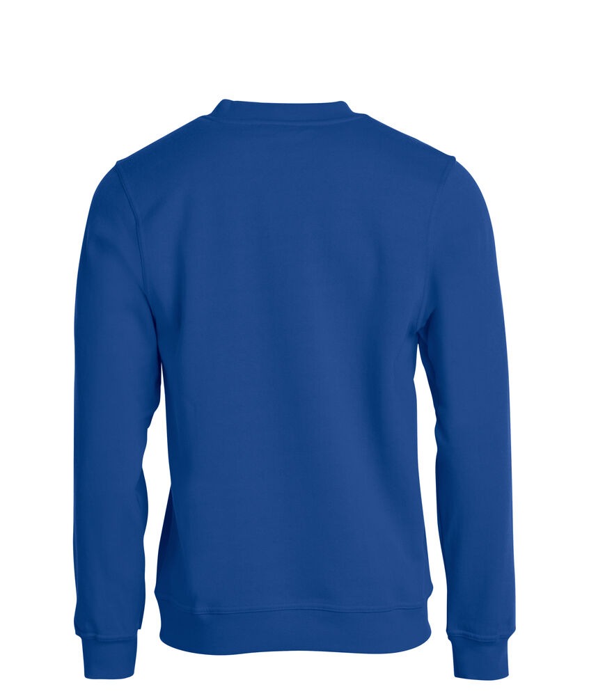 Sweat-shirt Bleu Basic Roundnec