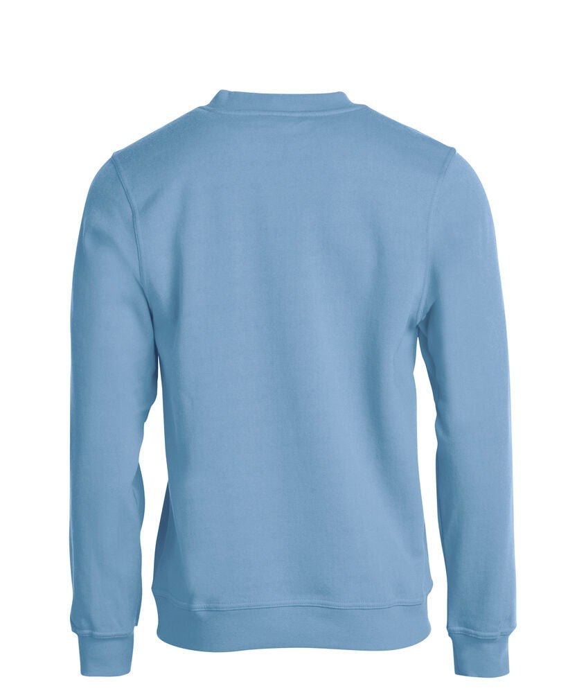 Sweat-shirt Bleu Basic Roundnec
