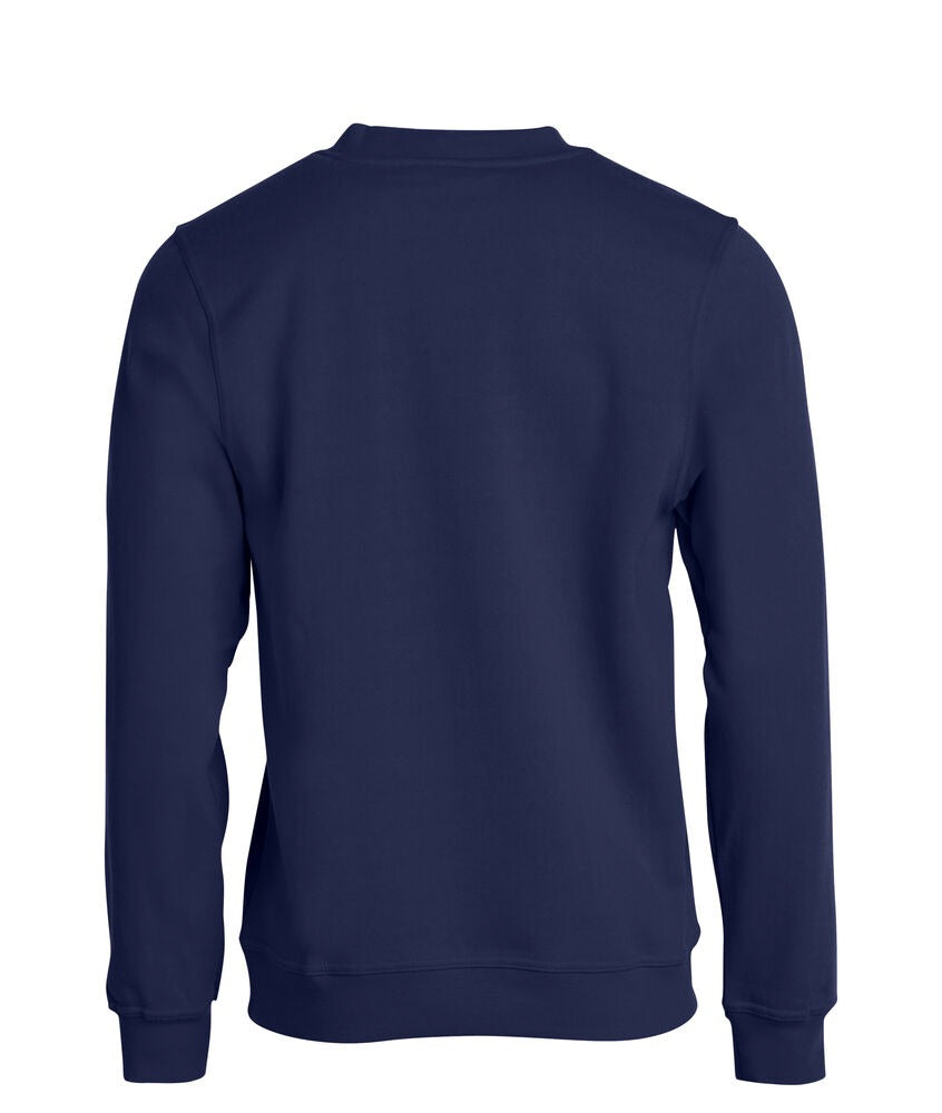 Sweat-shirt Bleu Basic Roundnec